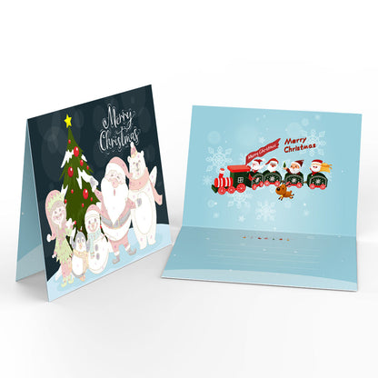 クリスマスカード I - 数字で塗る