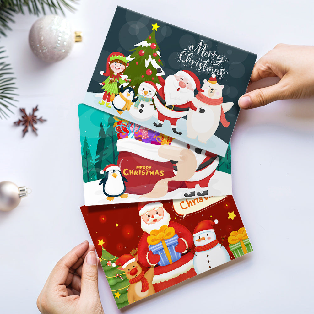 クリスマスカード I - 数字で塗る