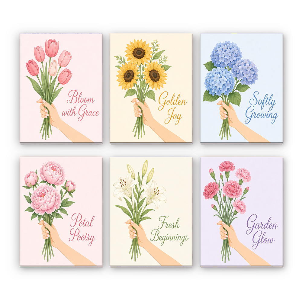 希望の花束 - 数字塗り絵ミニアート
