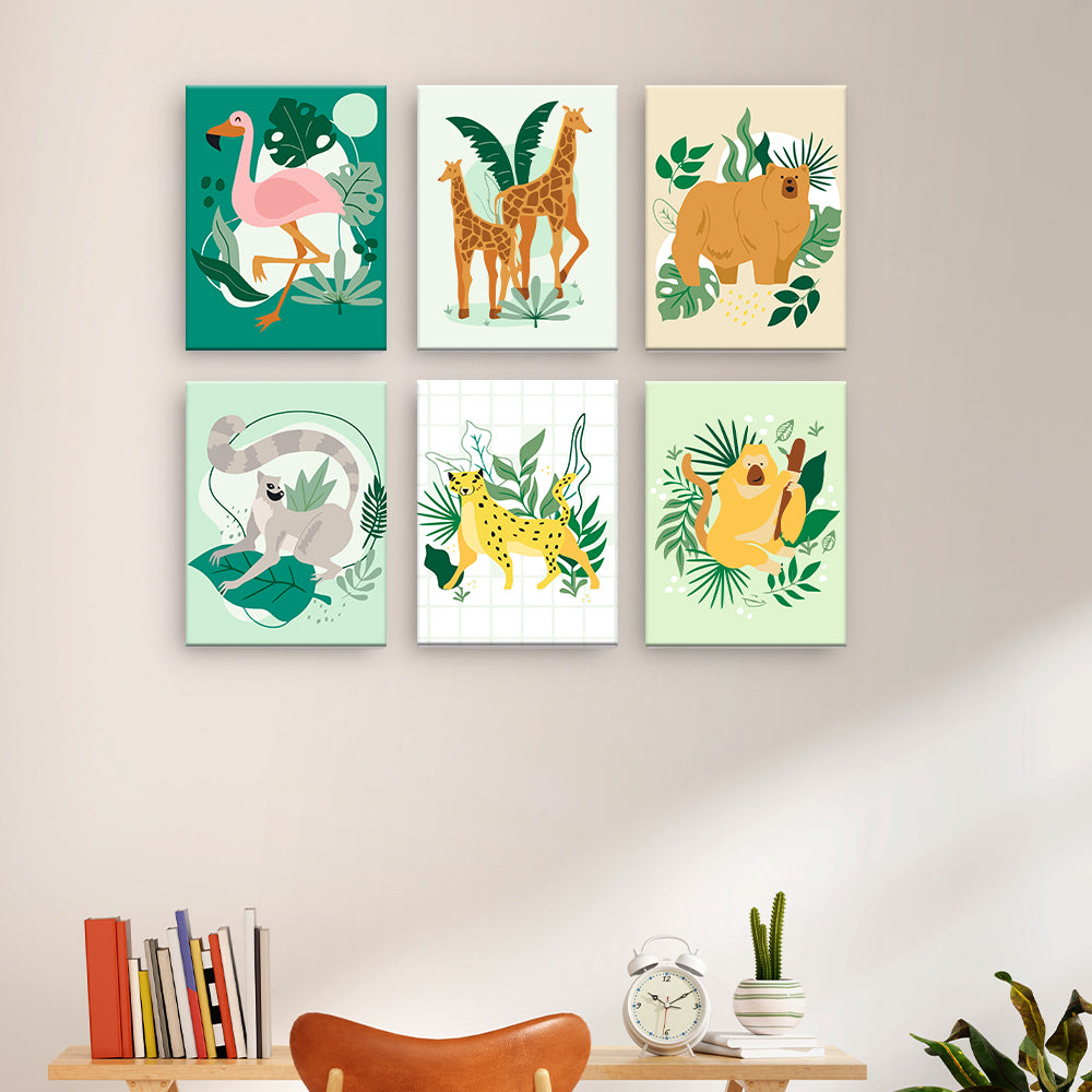 植物野生動物 - 数字塗り絵ミニアート