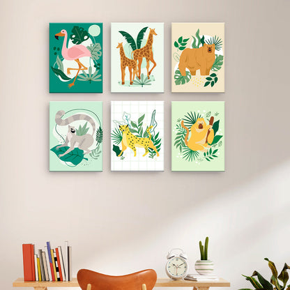 植物野生動物 - 数字塗り絵ミニアート