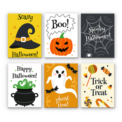 ハロウィン タイポグラフィ ポスター - 数字塗り絵ミニアート