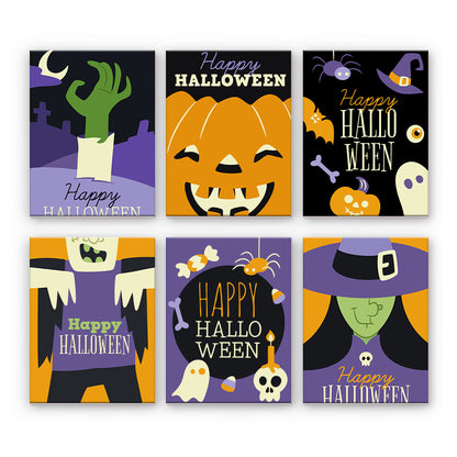 ハロウィンポスターコレクション - 数字塗り絵ミニアート