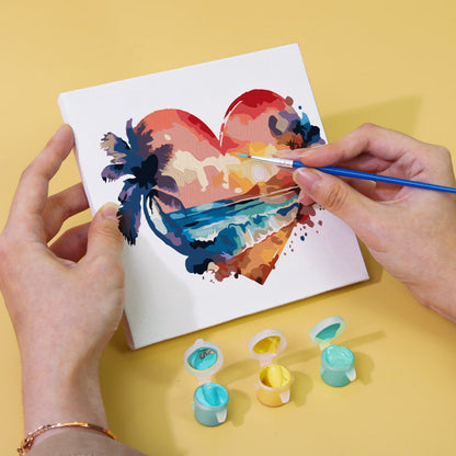 海の心 - 数字塗り絵ミニアート